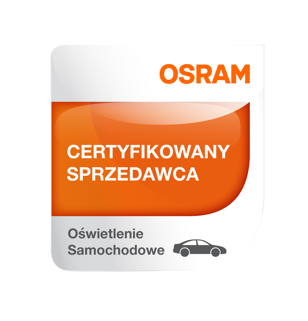 Certyfikowany Sprzedawca i Dystrybutor OSRAM w POLSCE od 2021r
